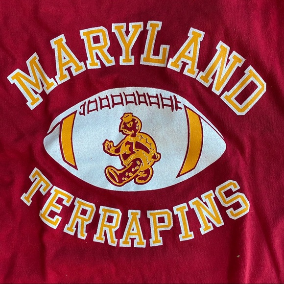 🐢Retro 70'sUniversity of Maryland Stadium Sweater - Picture 6 of 8